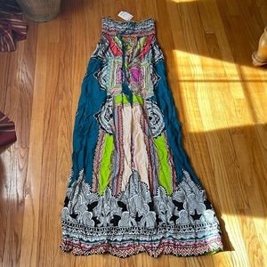 Women’s strapless maxi dress. NWT. Size large